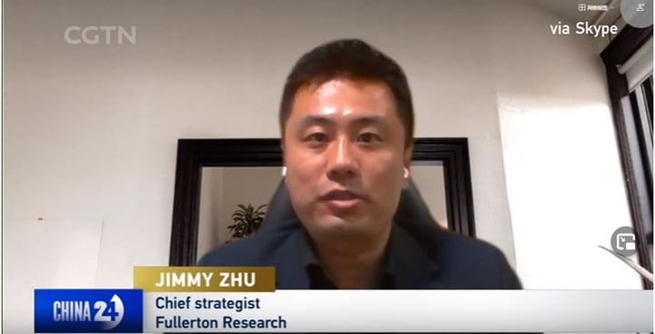 Jimmy Zhu LIVE On CGTN 9 April 2021